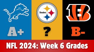 NFL 2024 Week 6 Grades [upl. by Htyderem740]