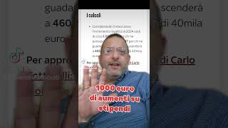 Aumenti sugli stipendi fino a 1000€ aumenti stipendiaumentostipendi [upl. by Einiar]