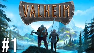 VALHEIM Gameplay – Viking RPG Survival Game – Part 1 Walkthrough Guide Review [upl. by Notlrac488]