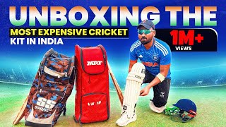 Unboxing Indias Most Expensive Cricket Kit  Quality things used by Virat unboxing [upl. by Htabmas]