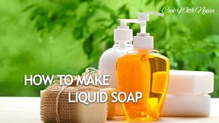 How To Make Liquid SoapLiquid Detergent Multipurpose Soap [upl. by Emmie]