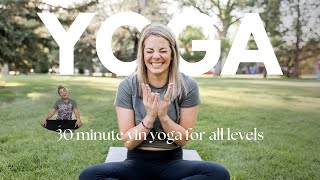 30 minute Yin Yoga for after Travel all levels at home [upl. by Lustick120]