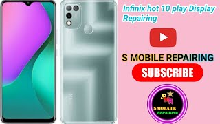 infinix hot 10 Play Display Repairingandroidphonesmartphonemobilerepairingdisplayproblem solve [upl. by Chaker]