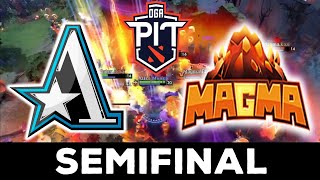 CRAZY COMEBACK  ASTER vs TEAM MAGMA  EPIC SEMIFINAL  SAPPHIRE OGA DOTA PIT CHINA 6 DOTA 2 [upl. by Ycnej645]