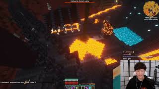 Sykkuno MAKES Blaustoise 1v1 a Nether BOSS [upl. by Aretina334]