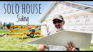 LP Smart side installation  Siding Gable Ends  Building Our Own Home Ep 72 [upl. by Hamitaf]