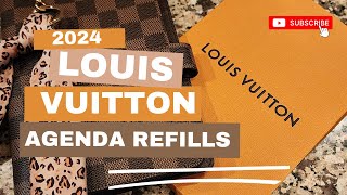 2024 Louis Vuitton Agenda Refills LV Unboxing and Review [upl. by Fry]