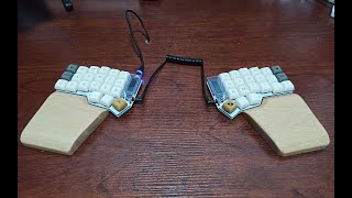 DIY a wooden wrest rest for corne split keyboard [upl. by Brande]