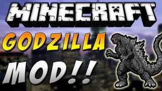 Minecraft 164  Review de GODZILLA MOD  ESPAÑOL TUTORIAL [upl. by Ayk556]