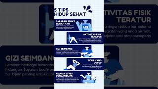 5 Tips untuk hidup sehat [upl. by Nadler]