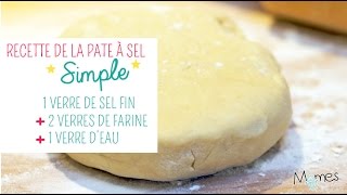 Tuto comment faire de la pate à sel [upl. by Neiht]