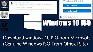 How to Download WINDOWS 10 ISO File  Genuine Windows V 1809 from Microsoft in Hindi [upl. by Lambart]