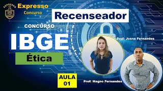 Ética no serviço Público IBGE Recenseador Aula 01 [upl. by Aretse]