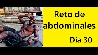 ABDOMINALES EN 30 DIAS  RETO DIA 30 [upl. by Ahsinel]