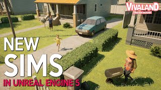 VIVALAND First Gameplay Demo  New SIMS in Unreal Engine 5 coming in 2024 [upl. by Maible]