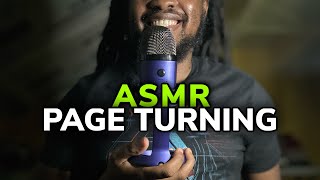 ASMR PAGE TURNING FINGER LICK NO TALKING [upl. by Hunsinger]