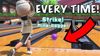 How to Get a Strike EVERY Time in Switch Sports [upl. by Ztnarf405]