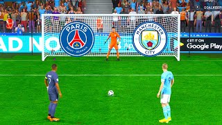 FIFA 23  PSG VS MAN CITY I PENALTY SHOOTOUT I FINAL CHAMPIONS LEAGUE 2024 I [upl. by Chura]