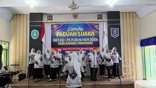 lagu quotSIRIH KUNINGquot padusa terUNIK gugus V kecamatan Ponorogo dalam rangka HUT PGRI tahun 2024 [upl. by Niwrek]