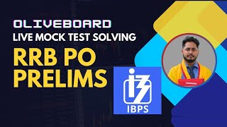 🎯 Oliveboard RRB PO Live Mock Test 📚 25th July  With Sectional Time ✍️  rrbpo rrbpo2024 [upl. by Adamis]