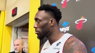 Nassir Little interview at 2024 Miami HEAT media day [upl. by Solakcin414]