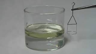 Interfacial Tension Test using a Du Nouy Ring [upl. by Halimak202]