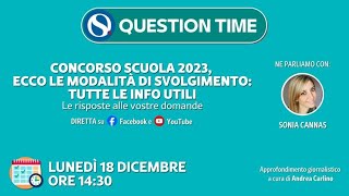 Concorso scuola 2023 ecco le modalità di svolgimento tutte le info utili [upl. by Aniryt]