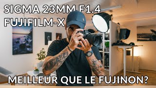 Sigma 23mm f14 pour Fujifilm Xmount  la meilleure alternative [upl. by Kentigera]