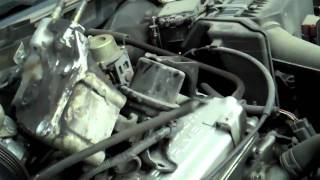 How to change the timing belt and water pump Mitsubishi Lancer [upl. by Allerus]