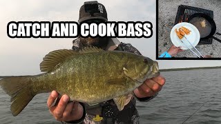 Catch and Cook Smallmouth Bass [upl. by Ardnovahs]