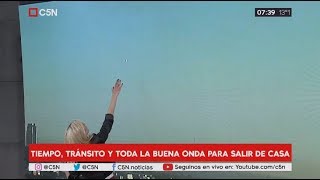 Así se vio un OVNI en el cielo de Buenos Aires durante Mañanas Argentinas [upl. by Inalan]