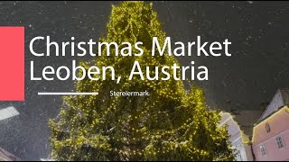 Leoben Christmas Market Leoben Austria [upl. by Nellaf373]