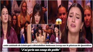 quotCoup de pellequot sur Quotidien  Lénie déstabilise Nolwenn Leroy avec une drôle de surprise [upl. by Corney]