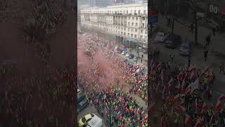 Protest rolników protest rolnictwo protestrolnikow uniaeuropejska ekologia polska [upl. by Bik]