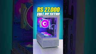 Rs 27000 Full setup PC Build  Under 27000 Gaming PC with Monitor  25000 Full PC Build in 2024 [upl. by Annohs]