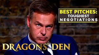 Best Pitches 4 of the Toughest Negotiations  Dragons Den [upl. by Naicad]