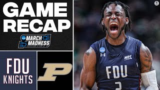 No 16 Fairleigh Dickinson STUNS No 1 Purdue Advances To 2nd Round Of NCAA Tournament I CBS Sports [upl. by Sekyere635]