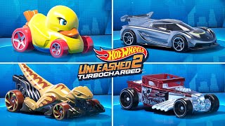 ALL CARS  Hot Wheels Unleashed 2 Turbocharged Full Car List [upl. by Tabor]