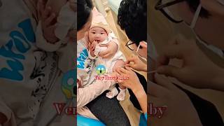 Cutebaby 🙄 Baby injection push vedio 😱 baby foryou injection shorts [upl. by Kashden536]