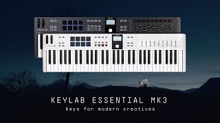 KeyLab Essential mk3  Keys For Modern Creatives  ARTURIA [upl. by Rumney683]