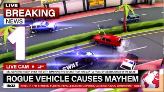 Reckless Getaway 2 Car Chase Gameplay  iOS Android  Mobile Game Walkthrough [upl. by Riatsila]