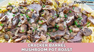 Cracker Barrel Mushroom Pot Roast  Instant Pot [upl. by Ahsaz]