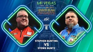 PDC Grand Slam of Darts 2023 11 12  Stephen Bunting vs Stowe Buntz  HUN [upl. by Wainwright]