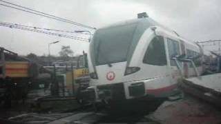 Treinongeluk train accident december 2009 in Valkenburg Houthem [upl. by Letsirhc]