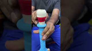 Cricket bat gripper installation [upl. by Ylirama412]