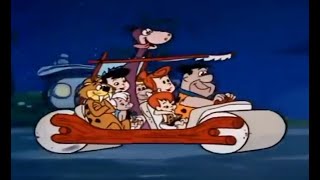 I Flintstones Gli Antenati Sigla Iniziale e Finale originale con il testo 1960 di HannaBarbera [upl. by Netsirt]