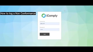 How to log a Non Conformance NC [upl. by Pat246]