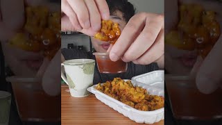 Pakoras and Chai  day 12 of eating comfort food every day for a month [upl. by Hgielhsa536]