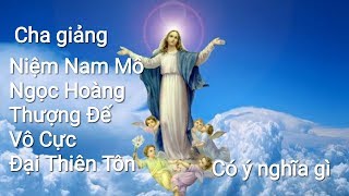 Kim Thân Cha Giảng  Phần 22  Câu Nam Mô Ngọc Hoàng Thượng Đế Vô Cực Đại Thiên Tôn Có Ý Nghĩa Gì [upl. by Mcgee]