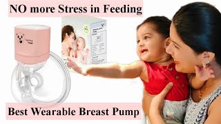 कैसे एक Wearable Breast Pump ने मेरे दिनचर्या में बदलाव लाया  Mom’s Review [upl. by Ynolem]